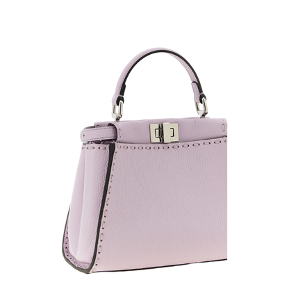 Peekaboo Mini Cuoio Romano Leather Purple - Image 3