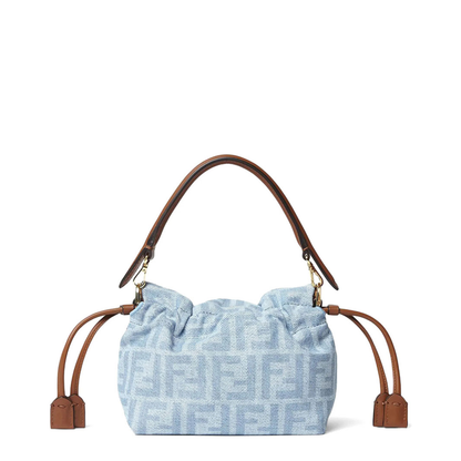 Mamma Baguette Small Denim Mini-Bag - Image 3