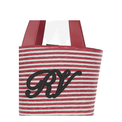 Small Shopping Bag in Raffia - Image 4