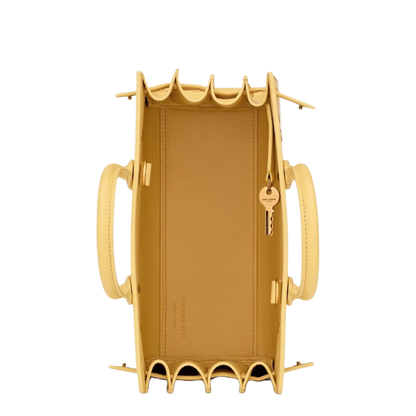 Sac de Jour Nano Smooth Leather Top-Handle Bag - Soft Lemon - Image 4