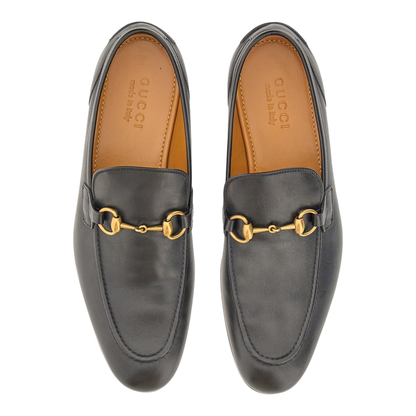 Black Leather Jordaan Loafer - Image 1