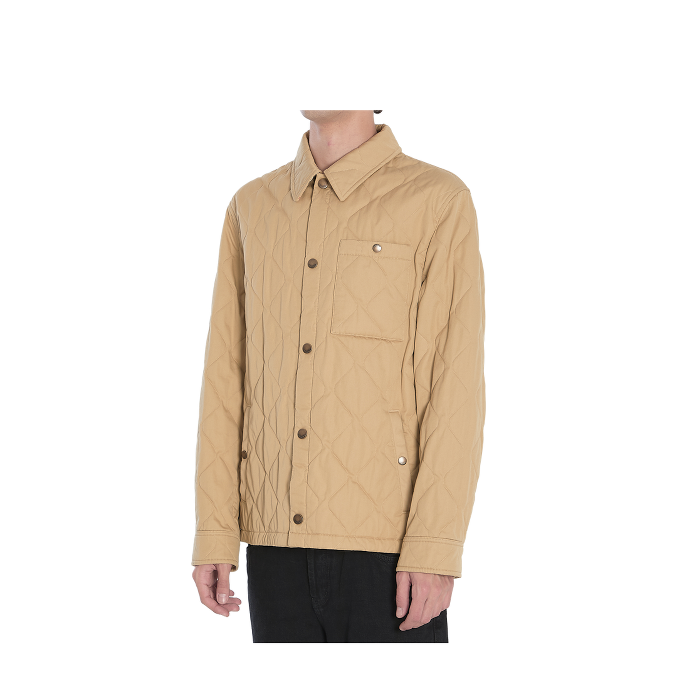 Quilted Gabardine Overshirt - Image 2