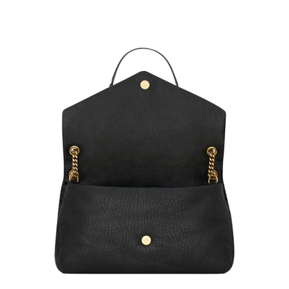 Cassandre Lambskin Pouch on Chain - Black - Image 2