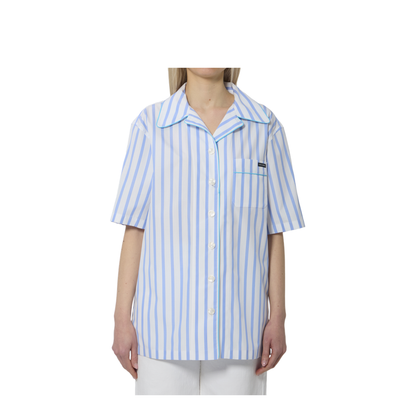 Striped Poplin Shirt - Image 1