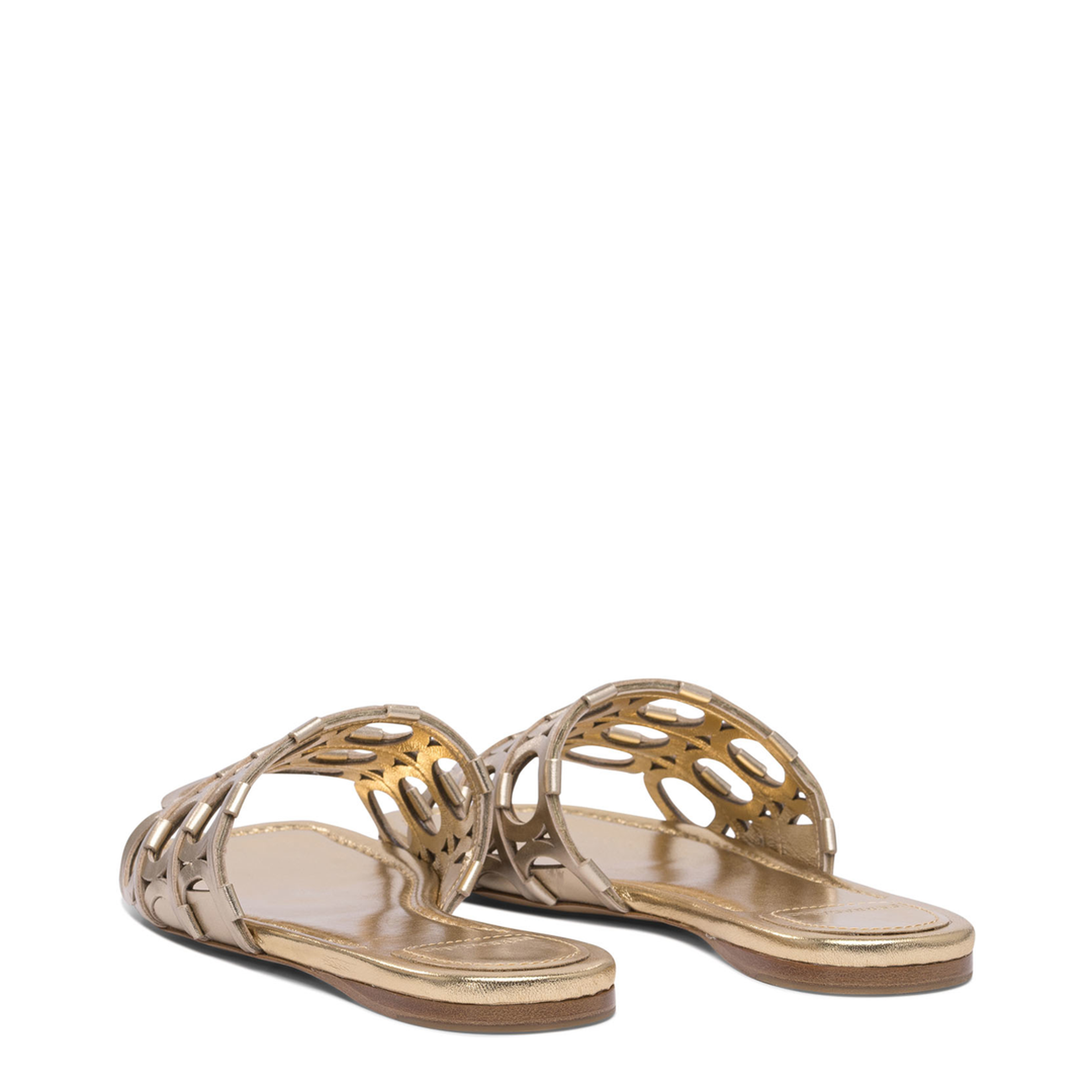 Low Leather Sandals - Image 4