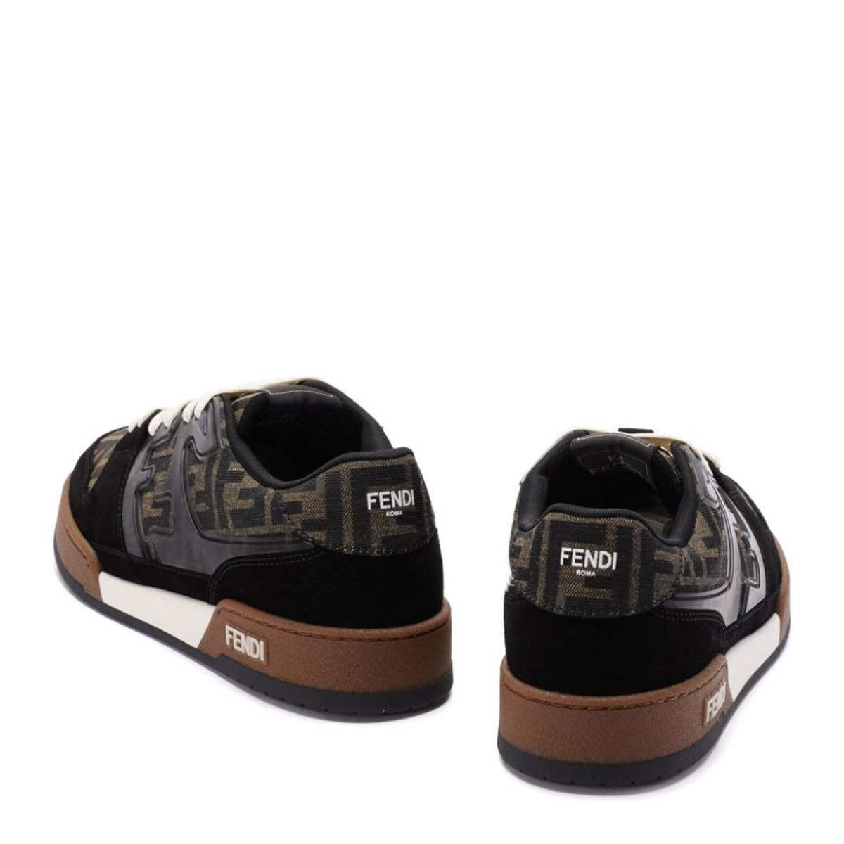 Match Sneaker in Black/Tabacco FF Jacquard - Image 3