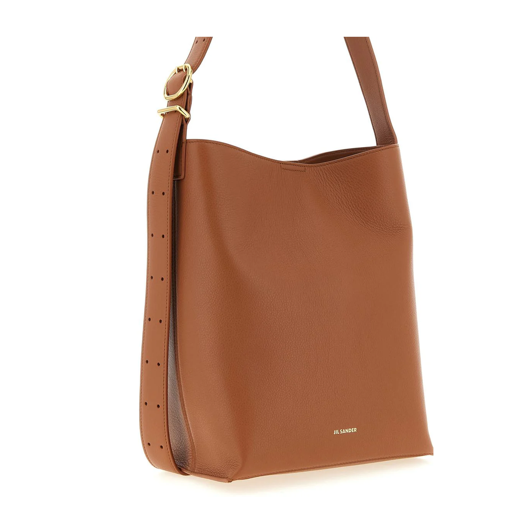 Cannolo Small Shoulder Bag Leather Brown - Image 4