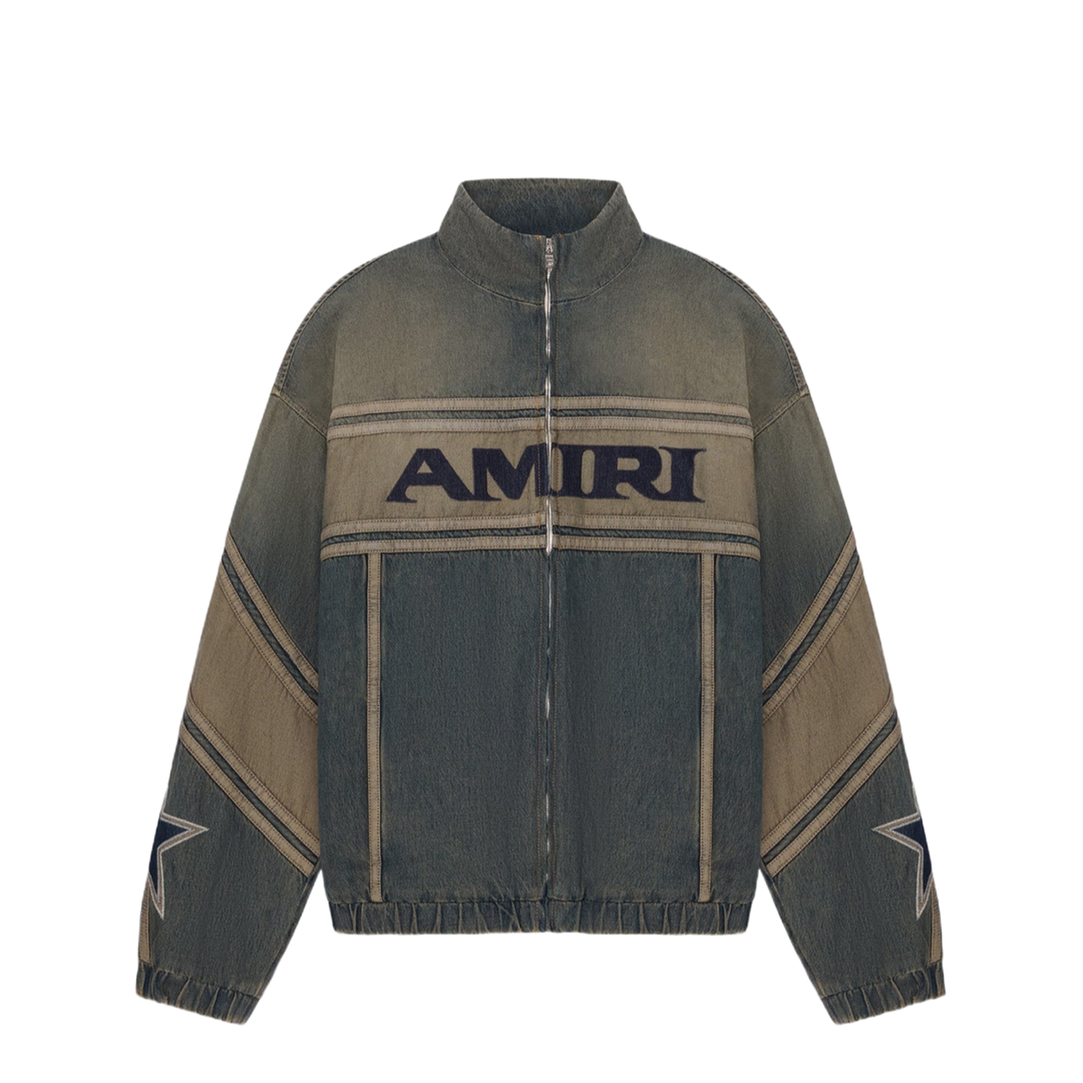 Sport Denim Track Jacket - Image 1