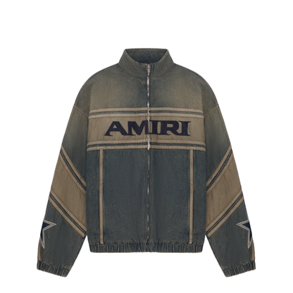 Sport Denim Track Jacket - Image 1