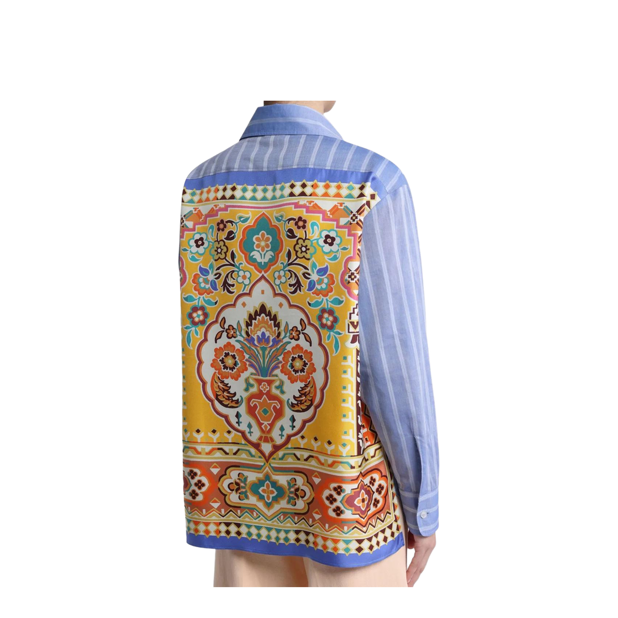 STRIPED COTTON SHIRT - Image 4