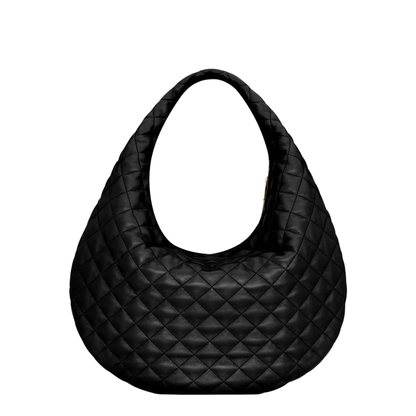 ICARE Hobo in Quilted Nappa in Black - Image 3