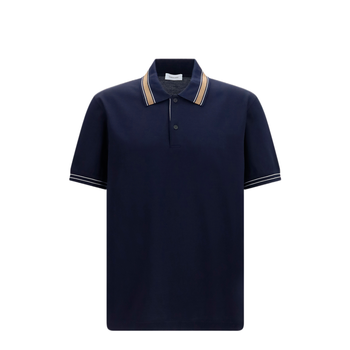 Cotton Piqu Polo Shirt - Image 1