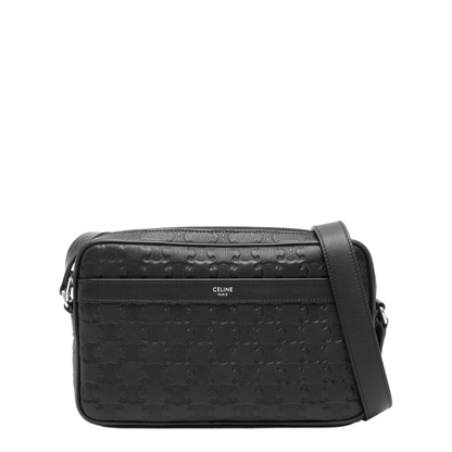 Triomphe Embossed Medium Messenger Bag - Image 1
