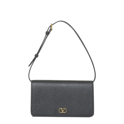Vlogo Signature Mini Shoulder Bag - Black - Image 1