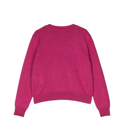 Crew Neck Pullover With Embroidered Logo - Image 2