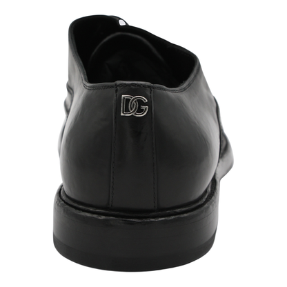 Washed Black Calfskin Lace-Up Shoe - Image 8