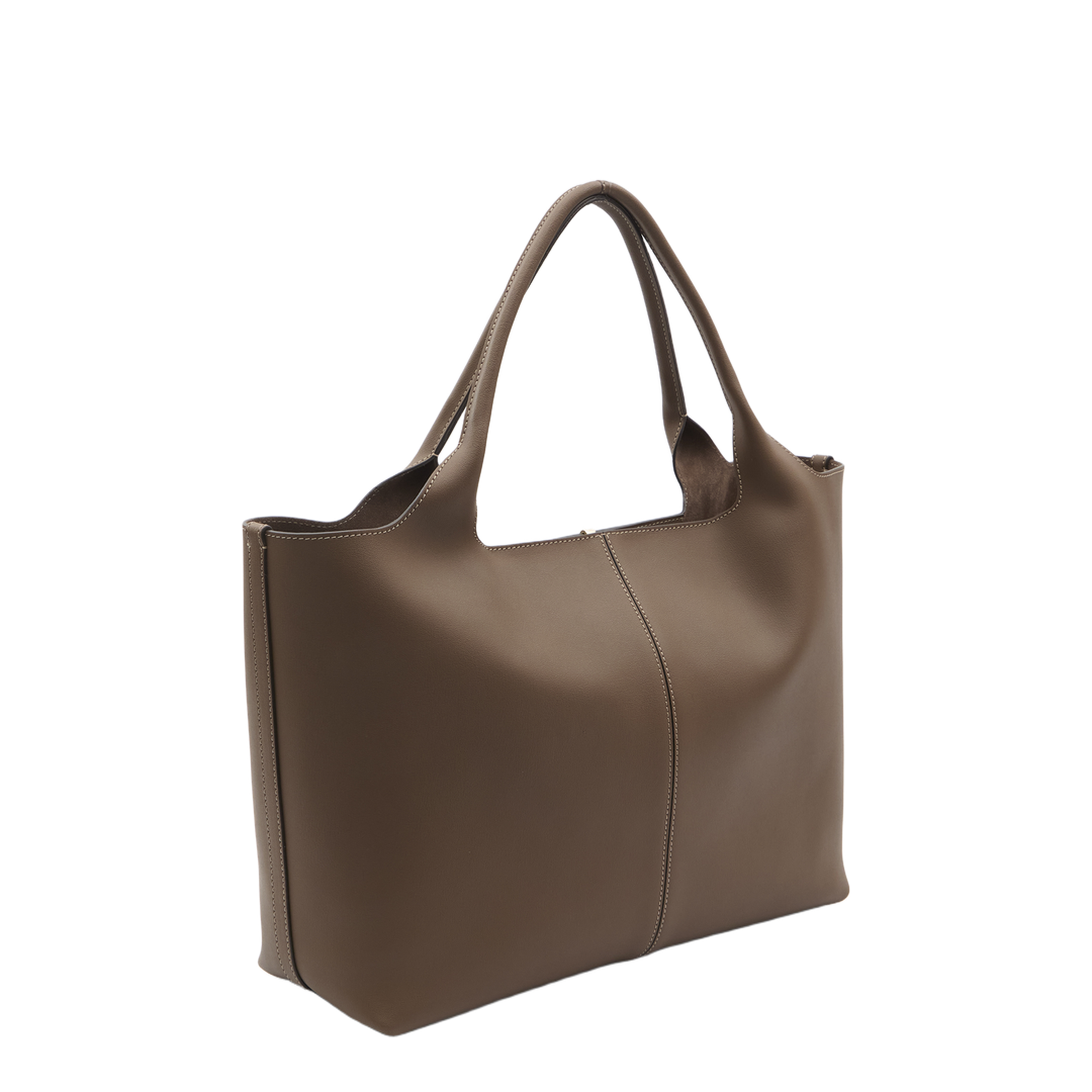 Shopping Bag in Leather Medium-Small - Image 2