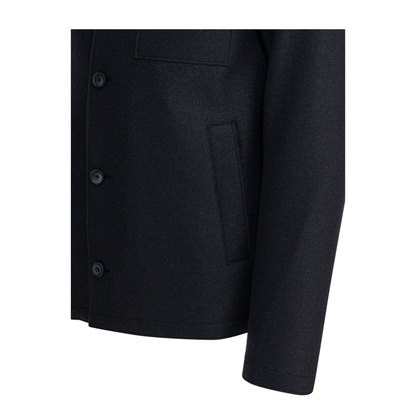 Virgin Wool Overshirt Jacket - Image 4