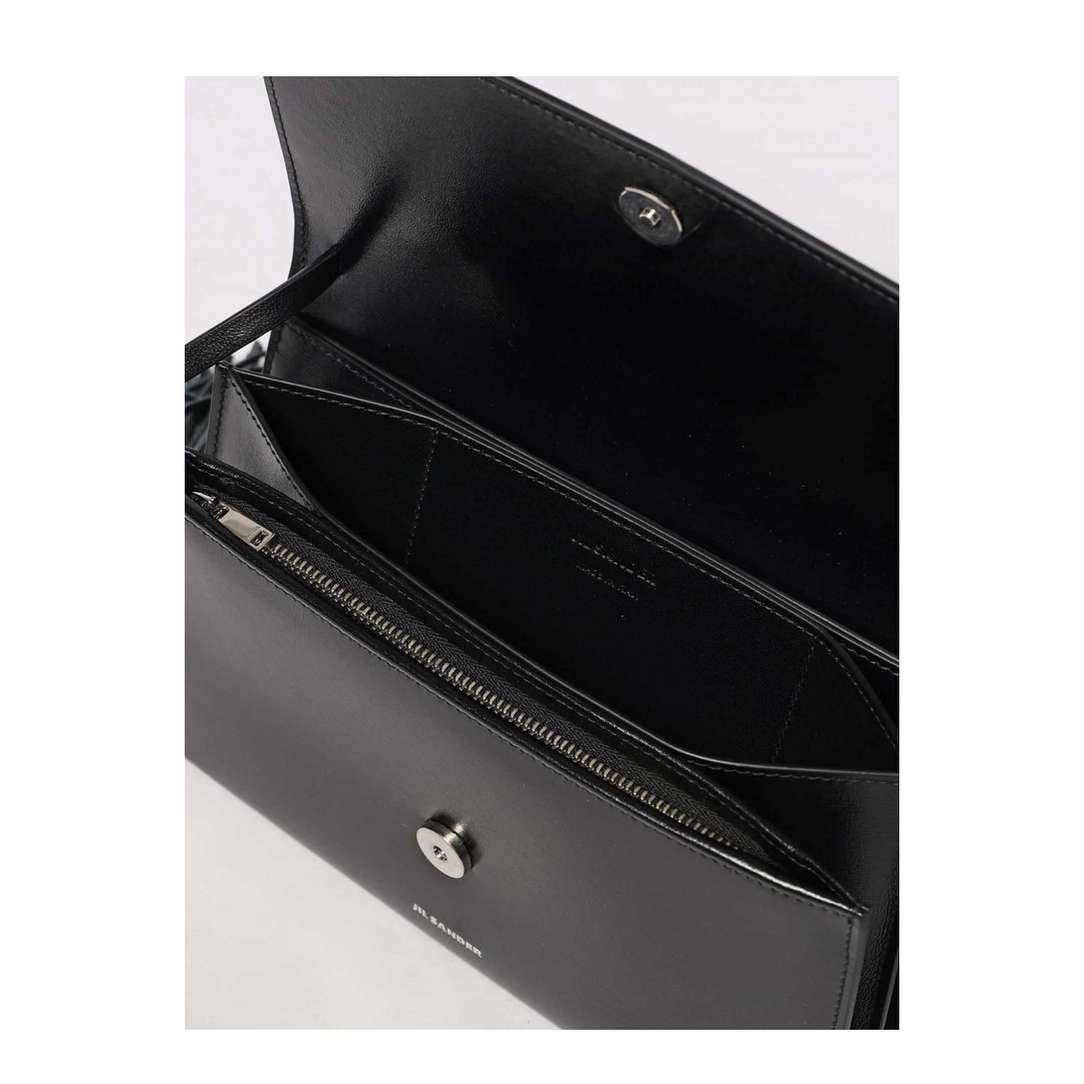 Leather Crossbody Bag with Side Tassels - Image 5