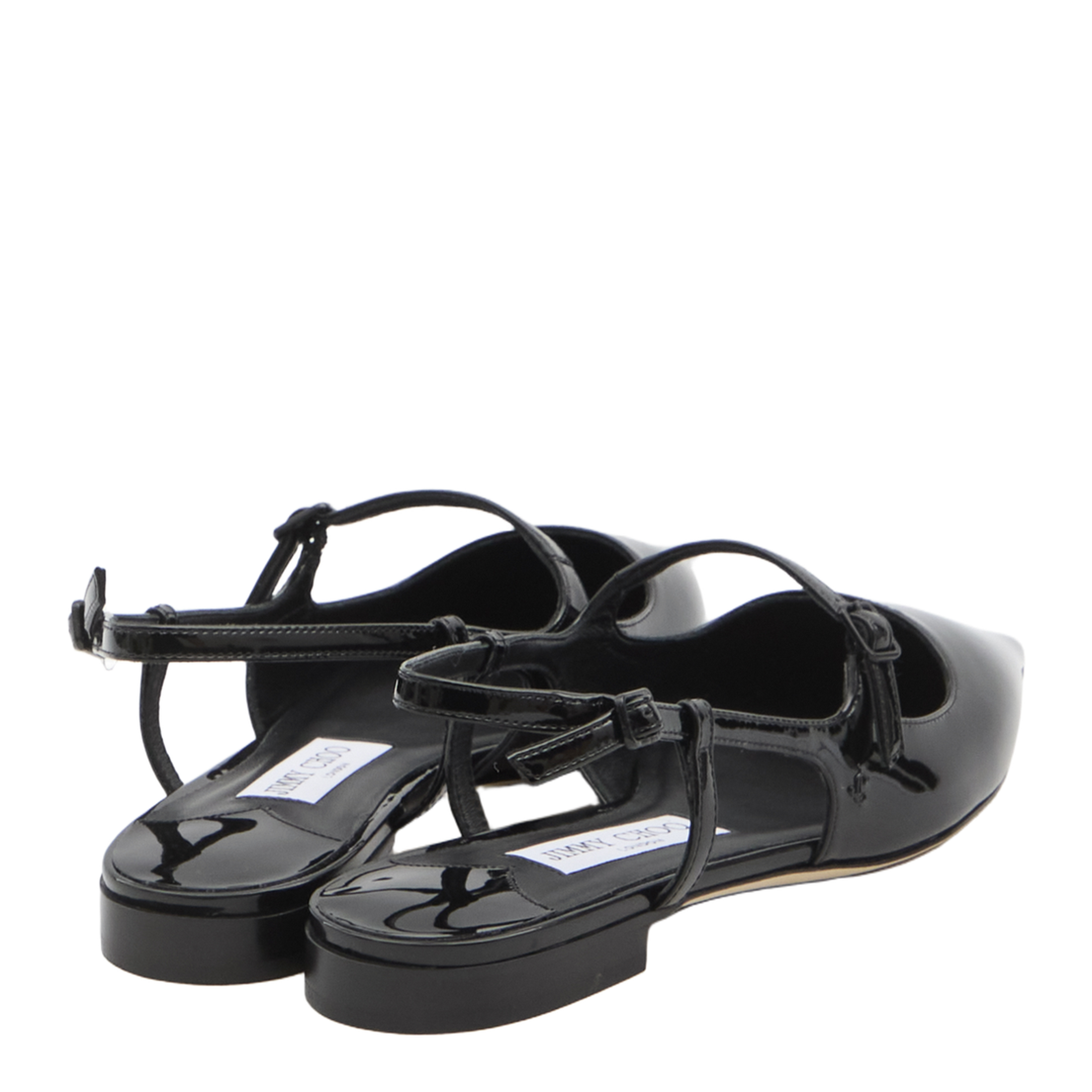 Flat Shoes in Black - Image 3