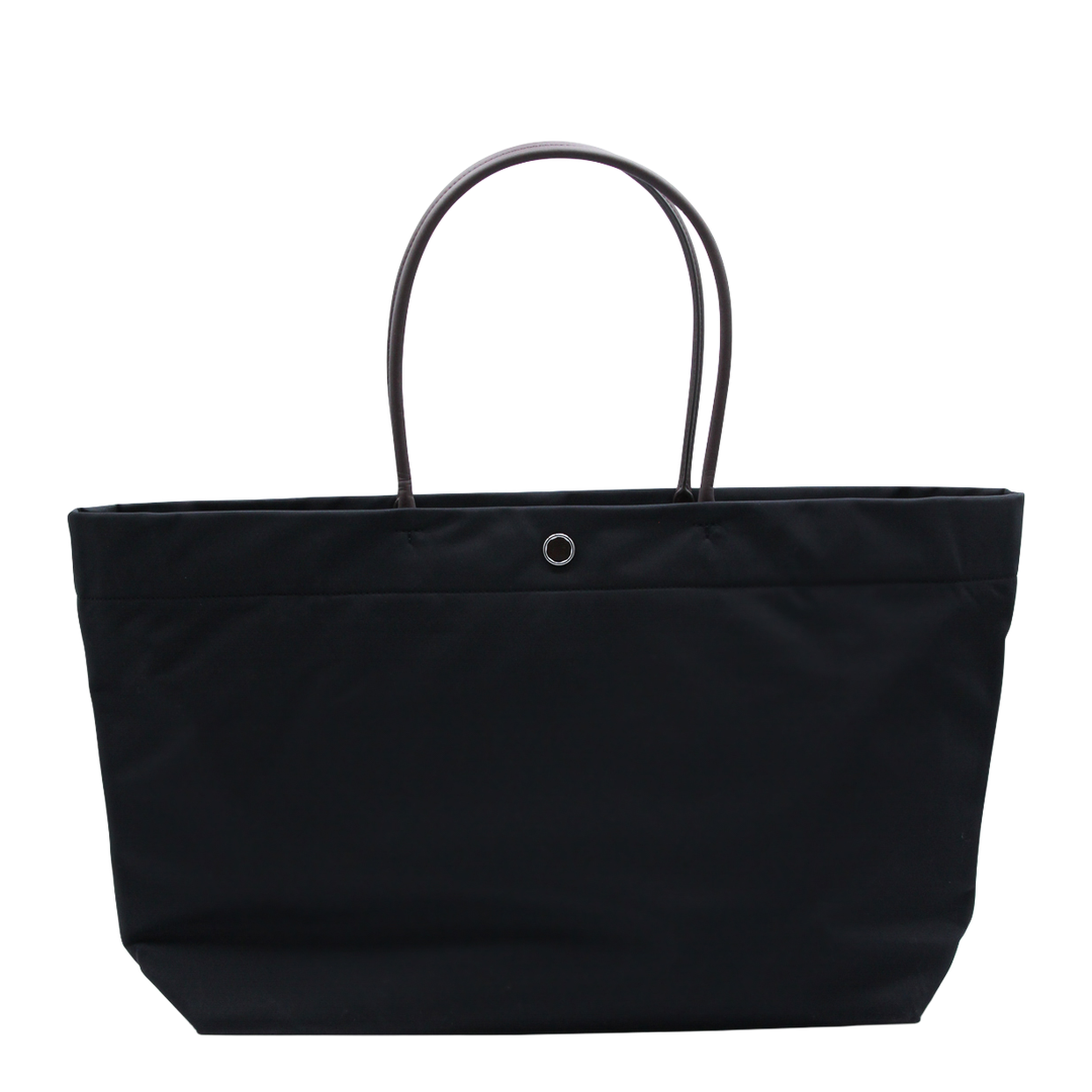 Ella Twist Nylon Shoulder Bag With Maxi Front Logo Patch - Image 5