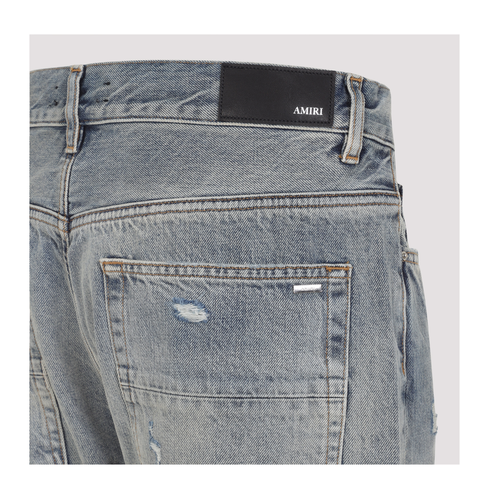 Light Blue Cotton Jeans - Image 3