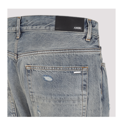 Light Blue Cotton Jeans - Image 3