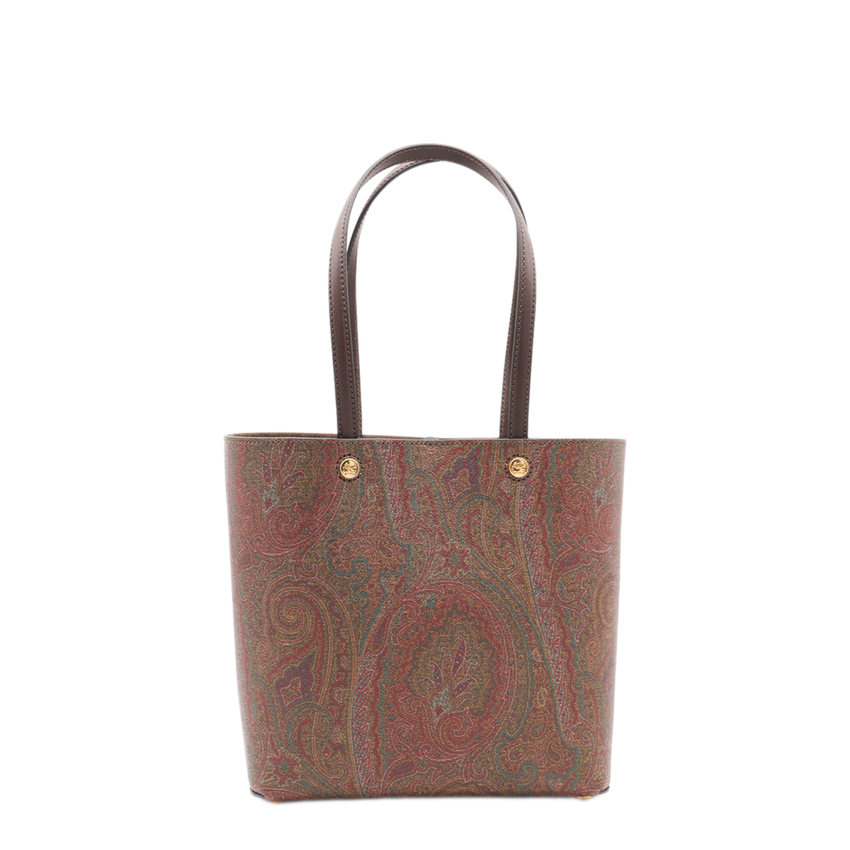 Essential Medium Jacquard Cotton Tote Bag - Brown - Image 5