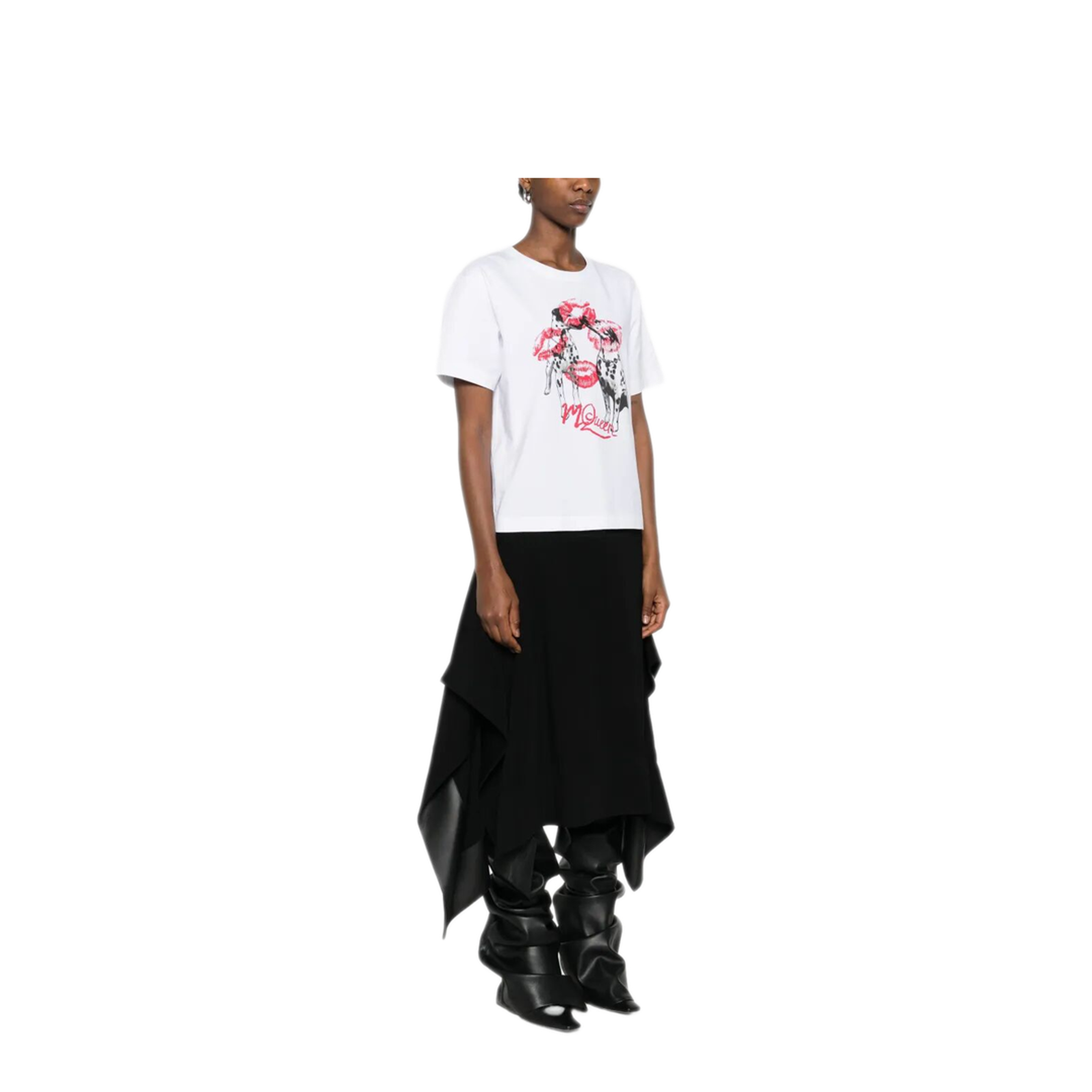 Dalmatian-Print Cotton T-Shirt - Image 4