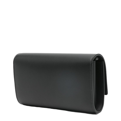 Bettina Wallet on Chain Lamb Nappa Leather - Black/Gold - Image 4