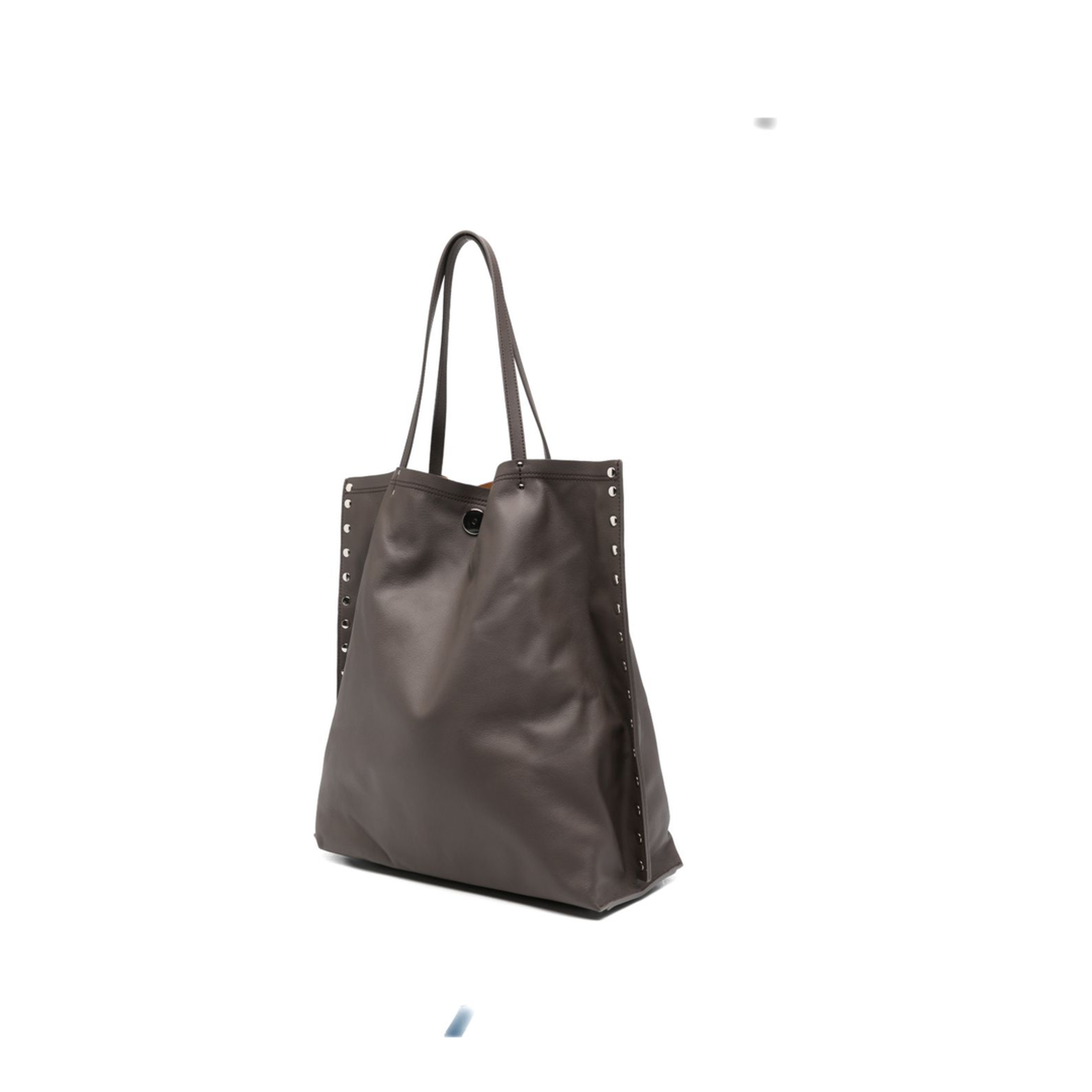 A'Spasso Medium Smooth Leather Tote - Brown Gianduiotto - Image 4