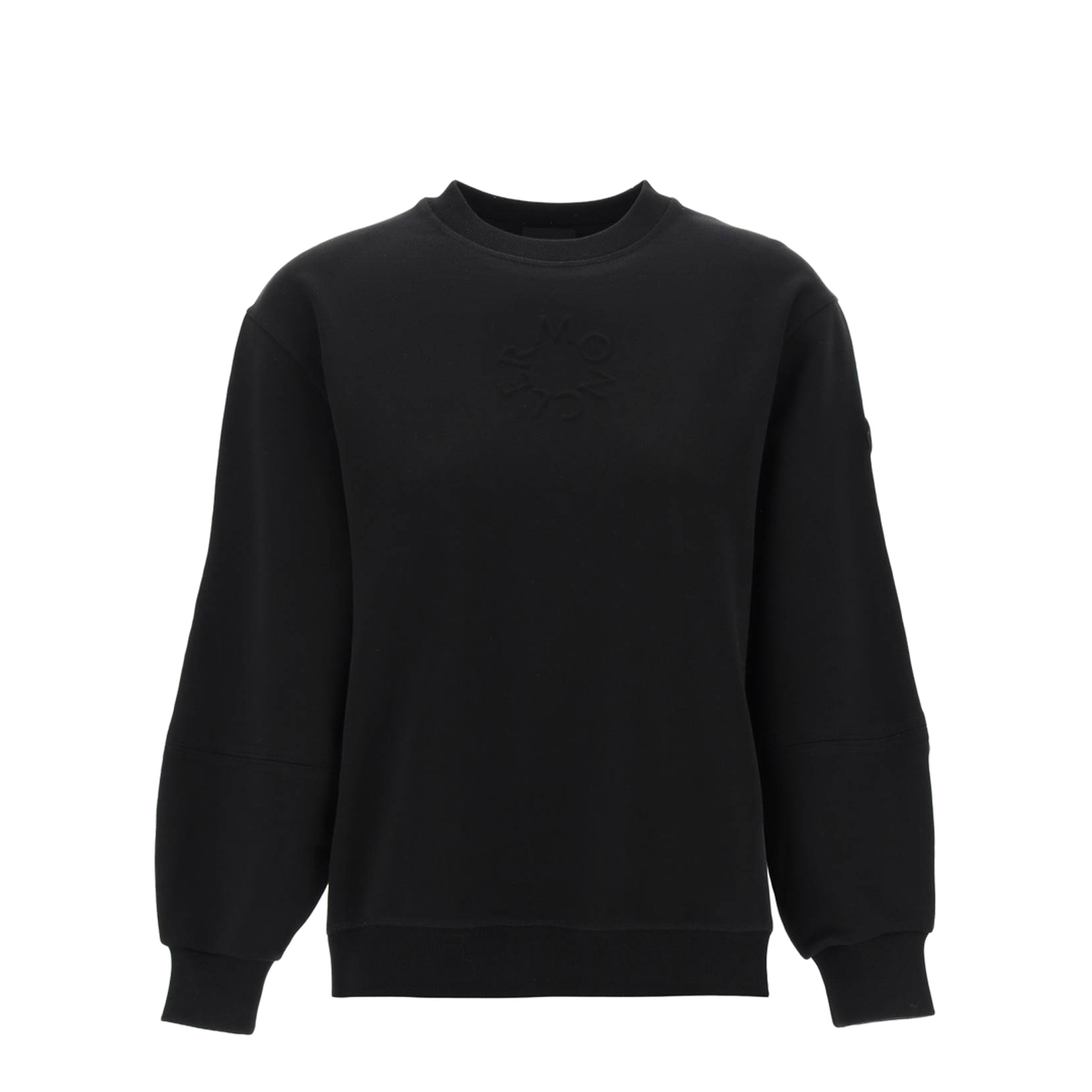 Black Cotton Oversize Sweatshirt - Image 1