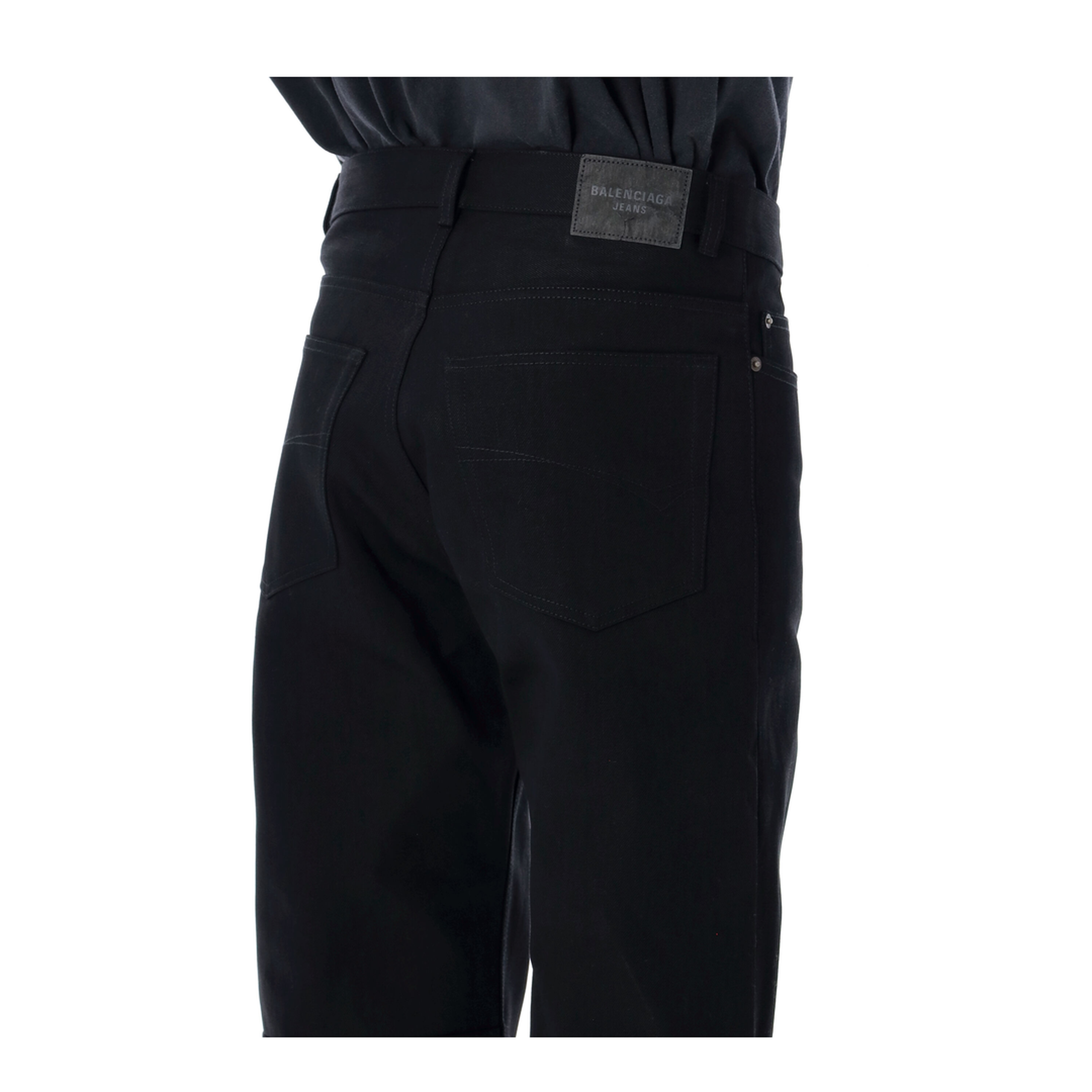 Black Denim Jeans - Image 3