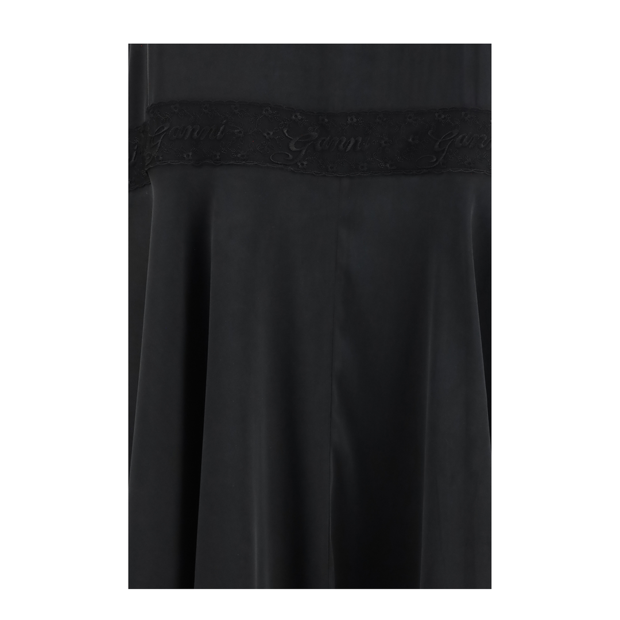 Silk Maxi Dress with Lace Details - Image 3