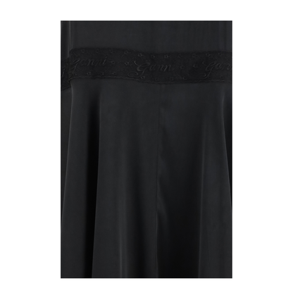 Silk Maxi Dress with Lace Details - Image 3