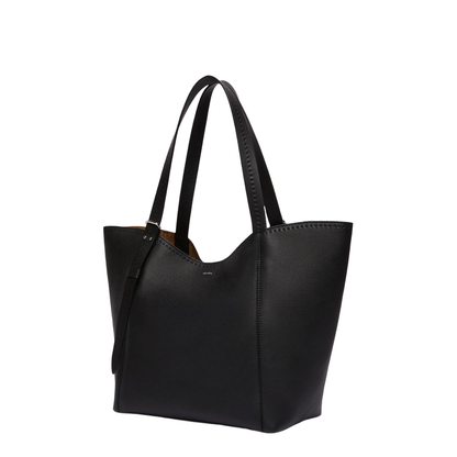 Shoulder Bag Leather Black - Image 2