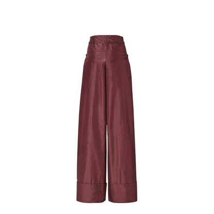 Trousers Silk Red - Image 3