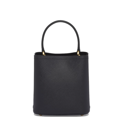 Small Saffiano Leather Panier Bag - Image 4