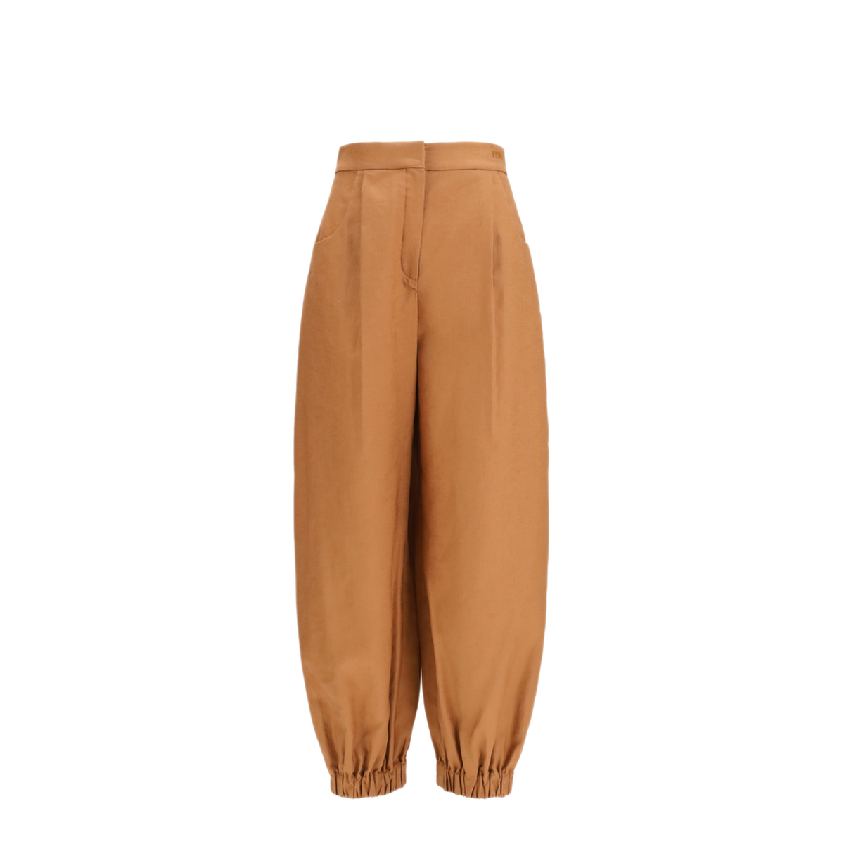 Cotton And Linen Balloon Pants - Image 1