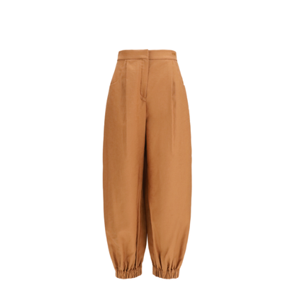Cotton And Linen Balloon Pants - Image 1