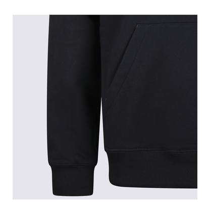 Cotton Jersey Sweatshirt with Print in Black - Image 7