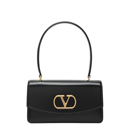 Vain Calfskin Shoulder Bag - Nero - Image 1