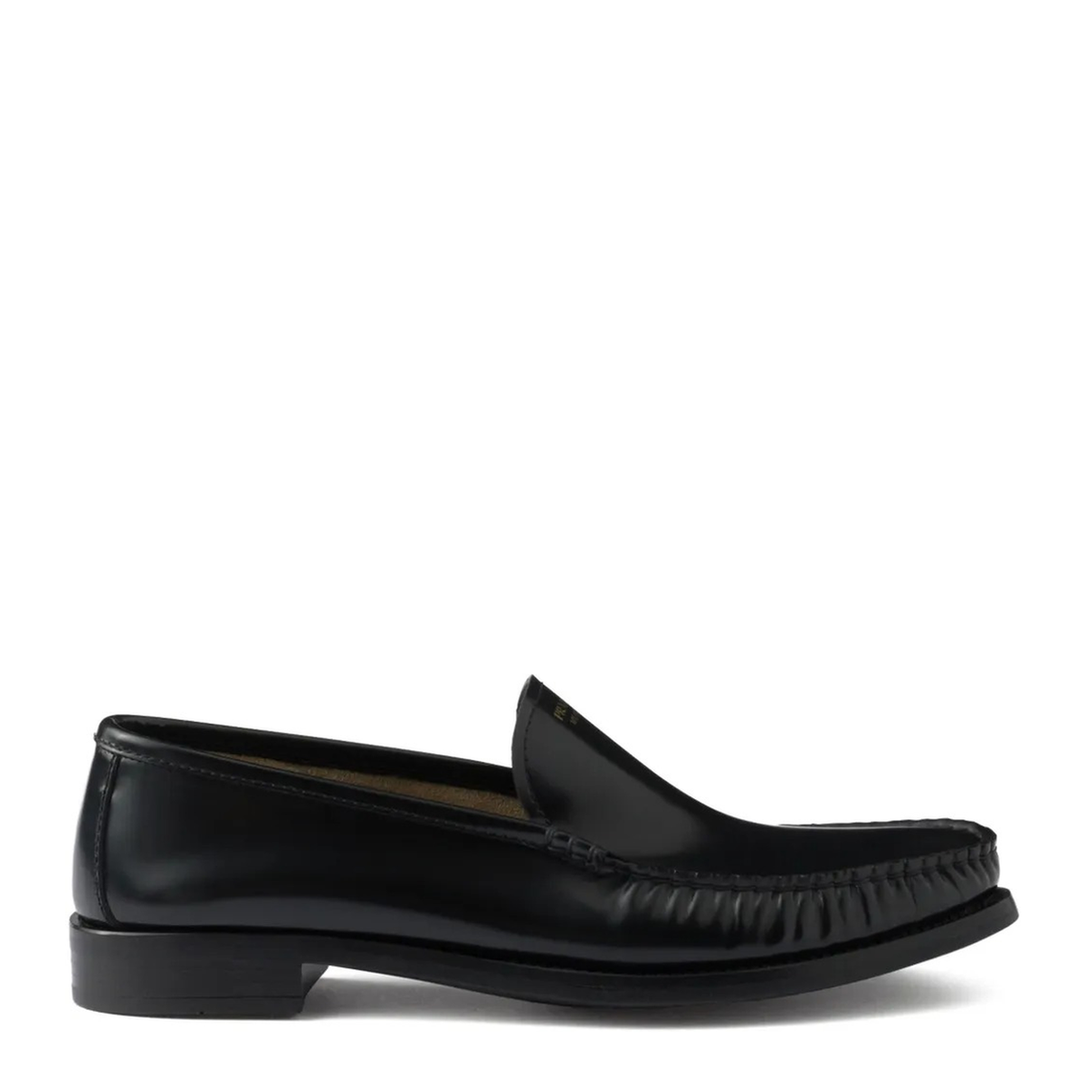 Brushed Fumé Leather Loafers - Image 1