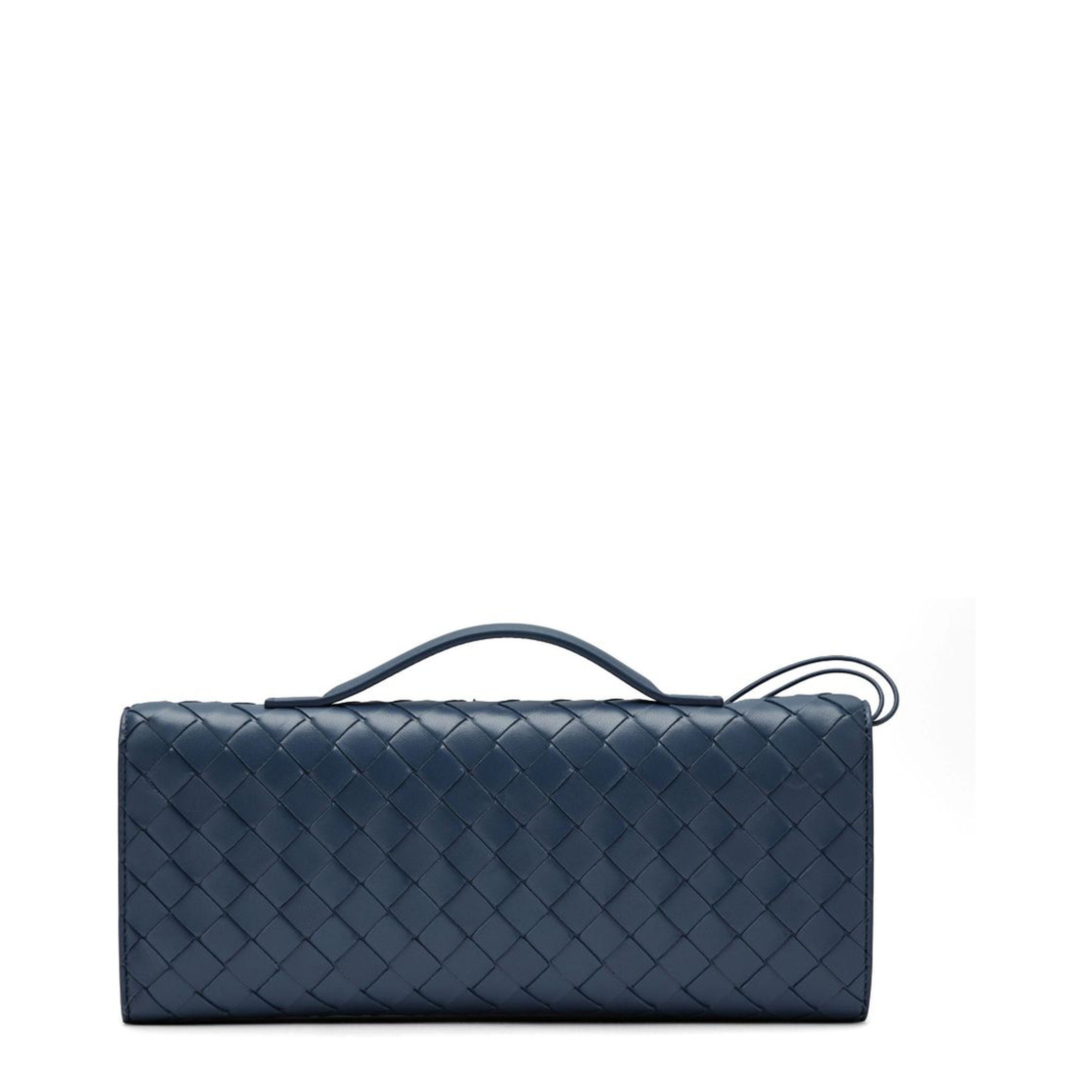 Andiamo Lambskin Clutch - Blue Venezia - Image 5