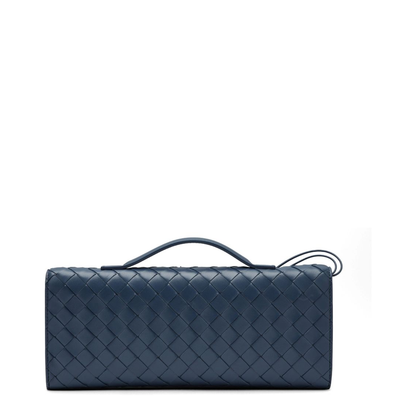 Andiamo Lambskin Clutch - Blue Venezia - Image 5