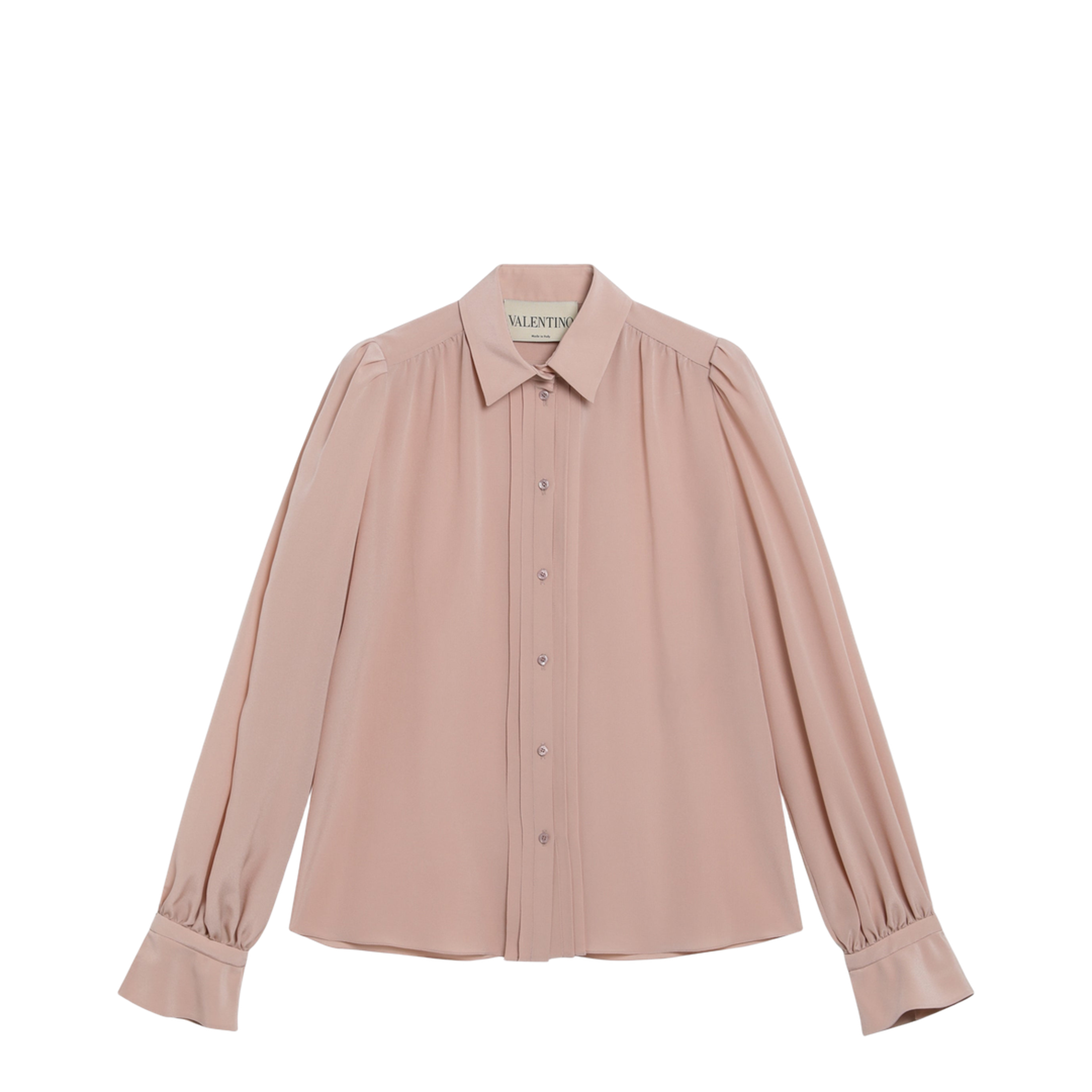 Pink Silk Shirt - Image 1