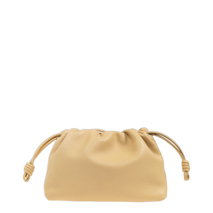 Flamenco Medium Shoulder Bag Beige - Image 4