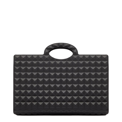 Black Rubber Le Troisième Shopping Bag - Image 2