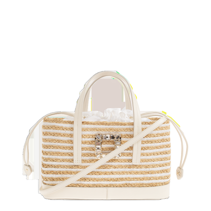 Handbag with Shimmering Appliqués - Image 1