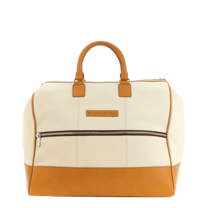 Leather Duffel Bag - Image 1